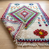Handmade Azilal Rug - Vibrant 100% Wool - Shaggy Boho Area Rug - Colorful Geometric Tribal Motif