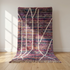 Moroccan Berber Rug – Purple Striped Wool Rug