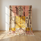Handmade Boujaad Rug - 100% Natural Wool - Vibrant Bohemian Area Rug - Abstract Tribal Symbols