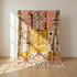 Handmade Boujaad Rug - 100% Natural Wool - Vibrant Bohemian Area Rug - Abstract Tribal Symbols