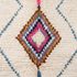 Moroccan Berber Rug – Multicolor Geometric Wool Area Rug