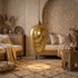 Brass Pendant Light – Moroccan Pierced Openwork