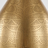 Gold Brass Teardrop Pendant Light – Decorative Shadow Casting Lamp for Kitchen Island Lighting