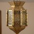 Moroccan Lamp with Colored Glass – Hanging Pendant Light (pl-2017)