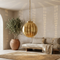 Moroccan Lantern – Perforated Brass Shadow-Casting Lamp