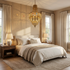 Filigree Moroccan Chandelier – Brass Openwork Lamp Living Room