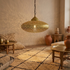 Floral Moroccan Brass Pendant Light - Handmade Shadow Lantern (pl-2024)