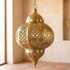 Filigree Brass Moroccan Lantern