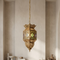 Handmade Brass Lantern - Vintage Mosaic Ceiling Light
