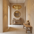 Moroccan Pendant Light – Filigree Brass Openwork Lamp Statement Light