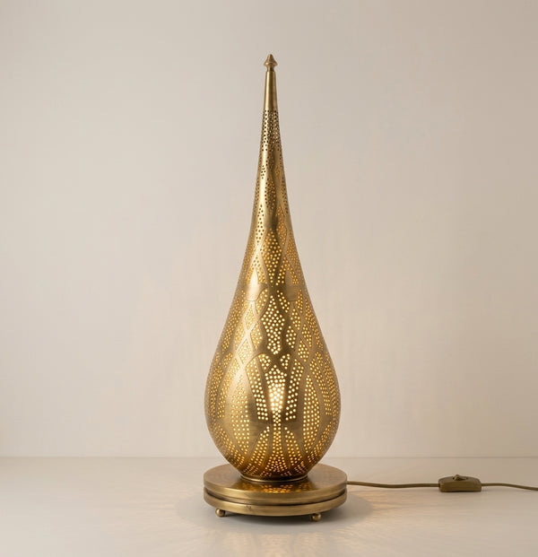 Filigree Brass Moroccan Floor Lamp