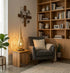 Filigree Brass Moroccan Floor Lamp