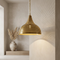 Solid Brass Perforated Finish - Boho Kitchen Island Lighting