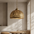 Dome Brass Moroccan Ceiling Light