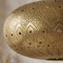 Moroccan Chandelier – Globe Brass Shadow-Casting Lamp