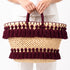Handmade Straw Beach Bag – Black Tassel Tote, Openwork