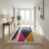 Moroccan Berber Rug – Multicolor Plush Geometric Wool Rug