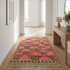 Handmade Boujaad Rug - Vibrant High Pile Wool - Modern Geometric Boho Area Rug