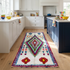 Handmade Azilal Rug - Vibrant 100% Wool - Shaggy Boho Area Rug - Colorful Geometric Tribal Motif