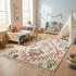 Authentic Azilal Rug - Shaggy Moroccan Wool - Vibrant Geometric Boho Decor