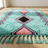 Handmade Azilal Rug – Colorful Shaggy Wool Area Rug with Vibrant Geometric Pattern