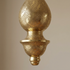 Authentic Handmade Moroccan Lamp – Gold Brass Teardrop Pendant Lantern with Intricate Filigree Design for Entryway Decor