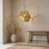 Brass Ceiling Light – Moroccan Filigree Openwork