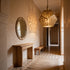 Handmade Moroccan Pendant Light – Brass Geometric Filigree