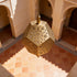 Handmade Moroccan Pendant Light – Brass Geometric Filigree