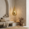 Brass Pendant Light – Moroccan Teardrop Openwork