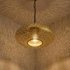 Floral Moroccan Brass Pendant Light - Handmade Shadow Lantern (pl-2024)