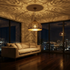 Moroccan Brass Ceiling Light - Moroccan handmade design (pl-2022)