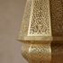 Moroccan Lantern – Floral Geometric Brass Lamp