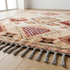 Handmade Boujaad Rug - Hand Knotted Natural Wool - Boho Living Room Decor - Vibrant Geometric Patterns