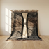 Moroccan Berber Rug – Black & Ivory Geometric Wool Rug