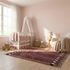 Beni Ourain Rug – Mauve Plush Geometric Wool Area Rug