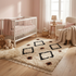 Authentic Beni Ourain Rug - High Pile Natural Wool - Boho Living Room Decor