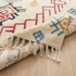Authentic Azilal Rug - Shaggy Moroccan Wool - Vibrant Geometric Boho Decor