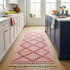 Handmade Moroccan Kilim Rug - Flatweave & Shaggy Wool - Boho Geometric Area Rug
