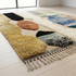 Beni Ourain Rug – Multicolor Geometric Wool Handmade Area Rug