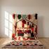 Boujaad Rug – Multicolor Plush Geometric Wool Area Rug