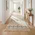Moroccan Berber Rug – Ivory Flatweave Diamond Wool Area Rug