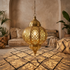 Filigree Brass Moroccan Lantern