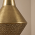 Handmade Moroccan Brass Lamp – Gold Pendant Light with Geometric Filigree Design for Kitchen Island Lighting
