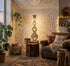 Moroccan Table Lamp – Filigree Brass Openwork Lamp