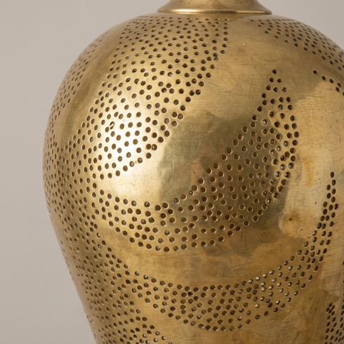Brass Pendant Light – Moroccan Pierced Openwork