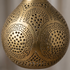 Brass Chandelier – Moroccan Star Openwork