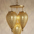Moroccan Chandelier – Teardrop Jeweled Brass Lamp