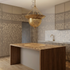 Dome Brass Moroccan Pendant Light