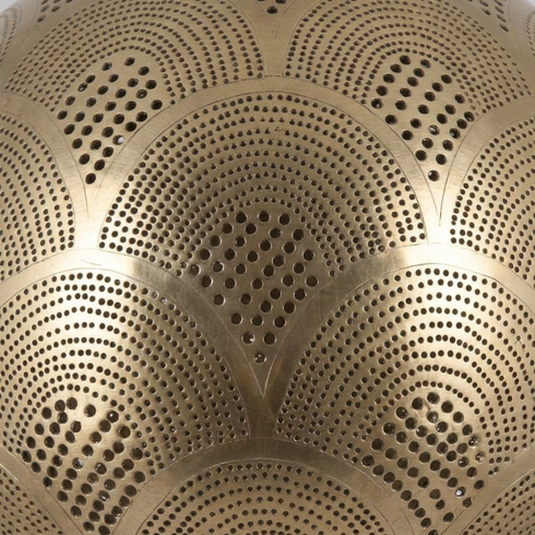 Moroccan Pendant Light – Filigree Brass Openwork Lamp Entryway